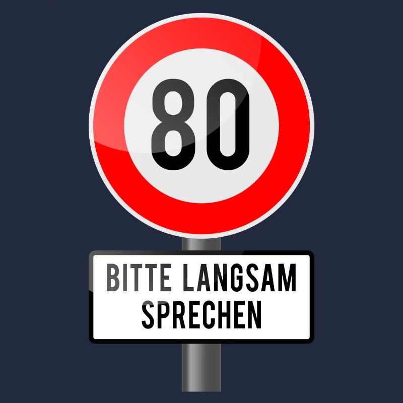 80 Jahre Schild langsam
