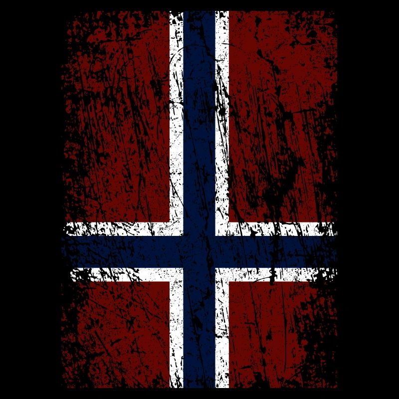 Norwegian flag upright (dark)