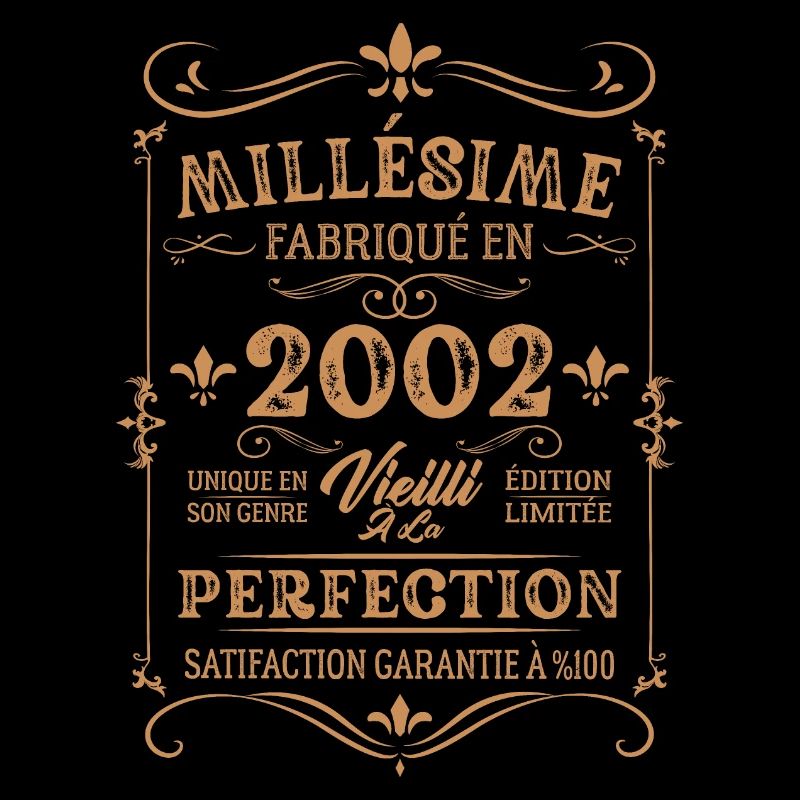 Cadeau D'anniversaire Millésime Fabriqué En 2002