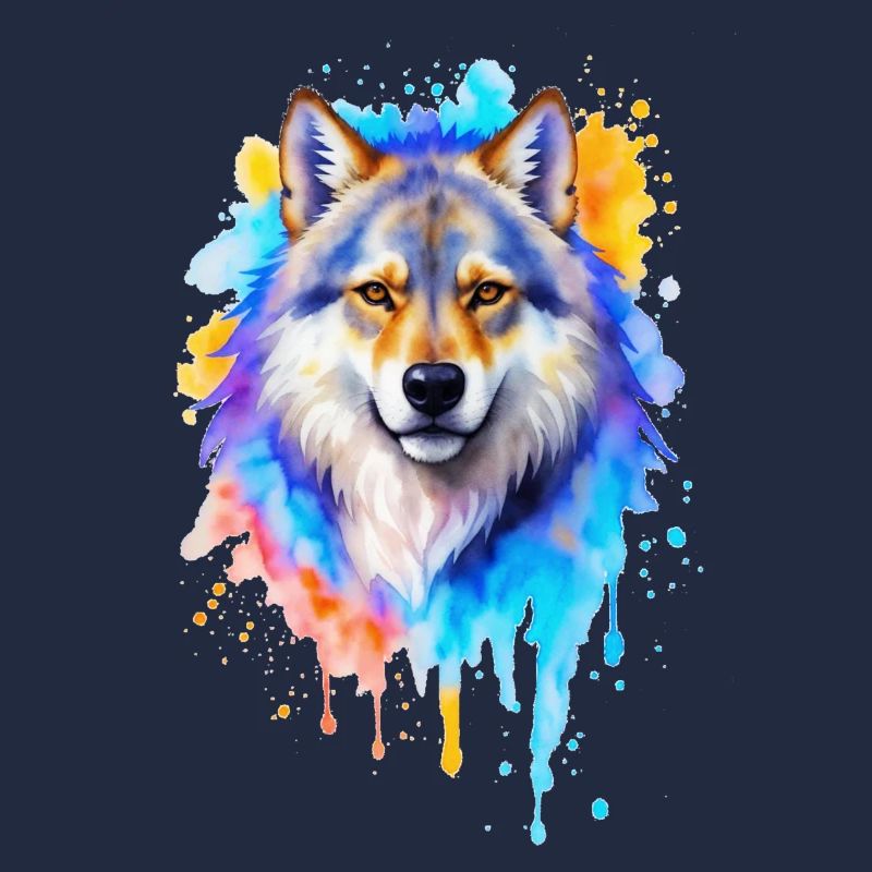 Wolf Aquarell