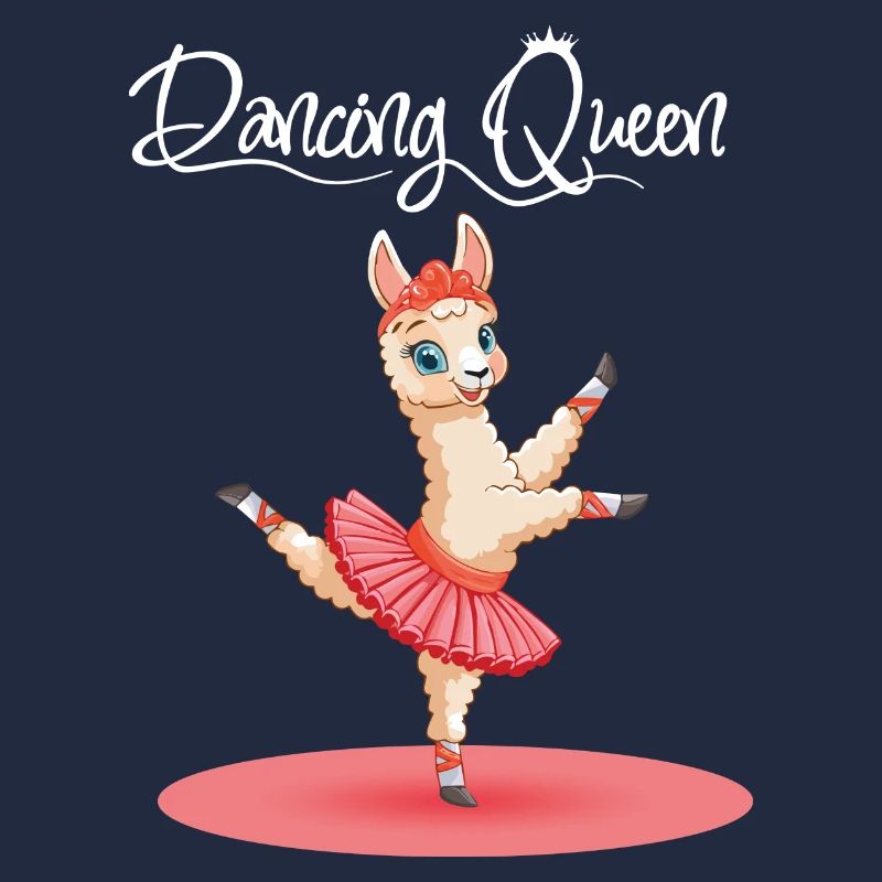 Alpaga Dancing Ballet En Tutu Rose Dancing Queen