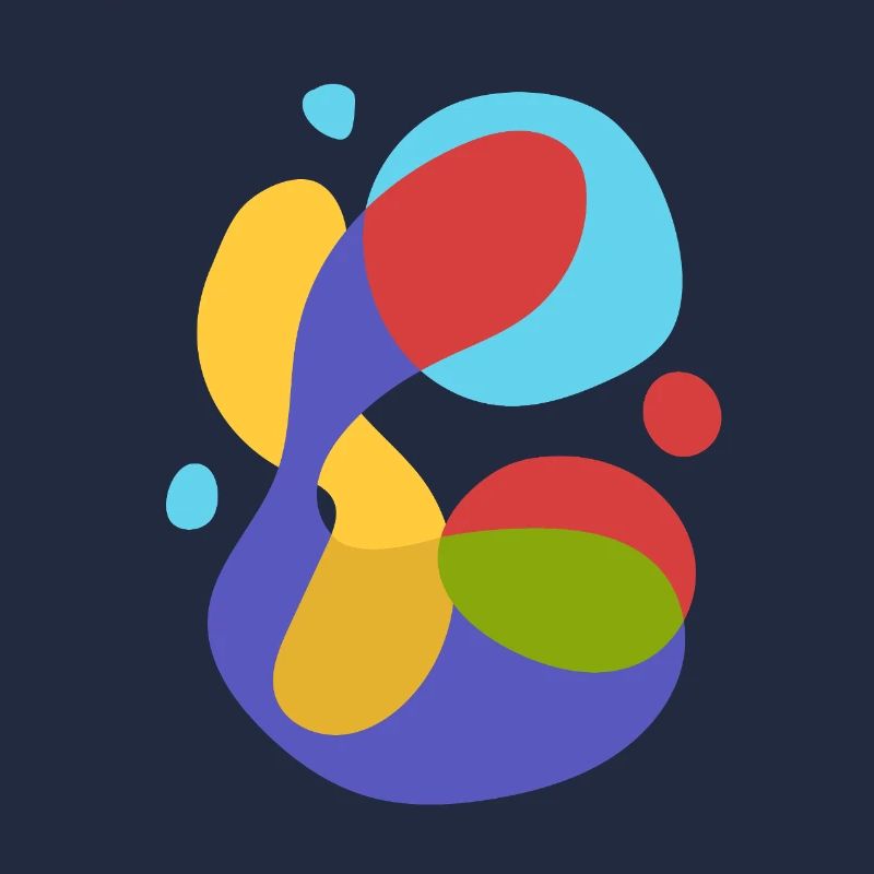Vintage abstrait fluide