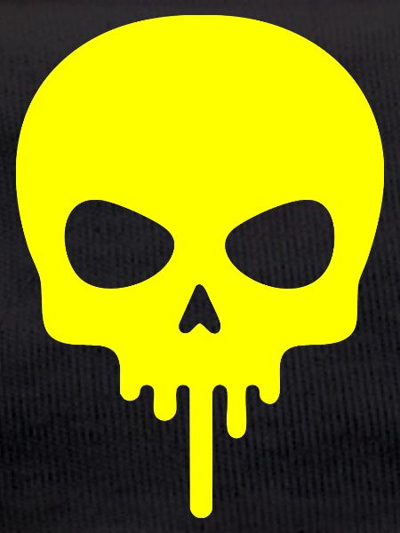 Neon Skull Dripping