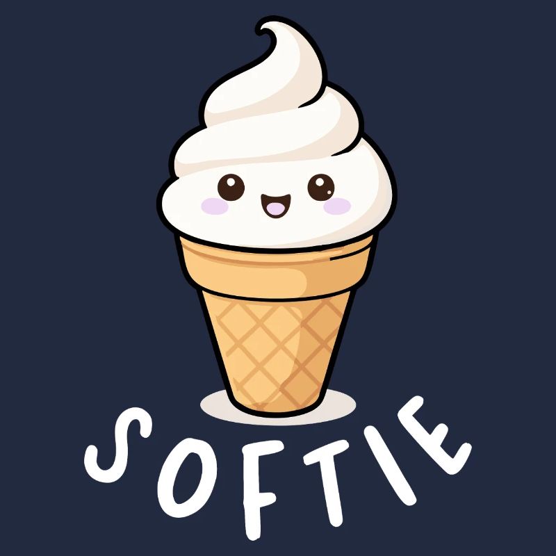 Softie Softeis Liebe Minimal Statement
