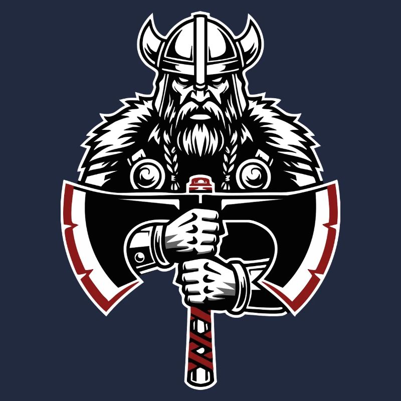 Viking Shield Runes Celtic Knotwork Mascot
