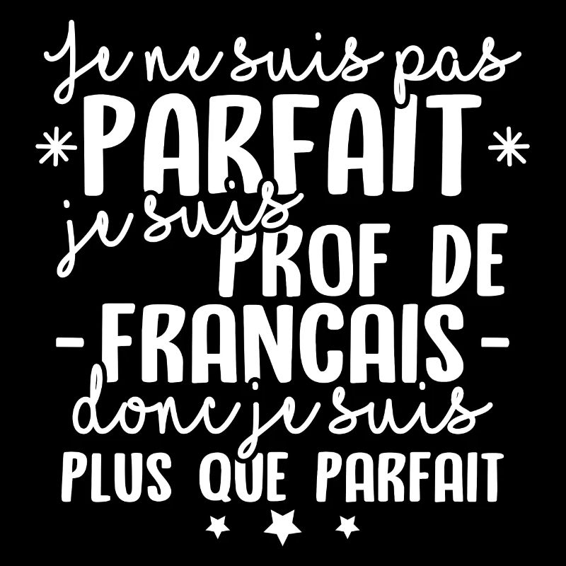 Je suis prof de francais