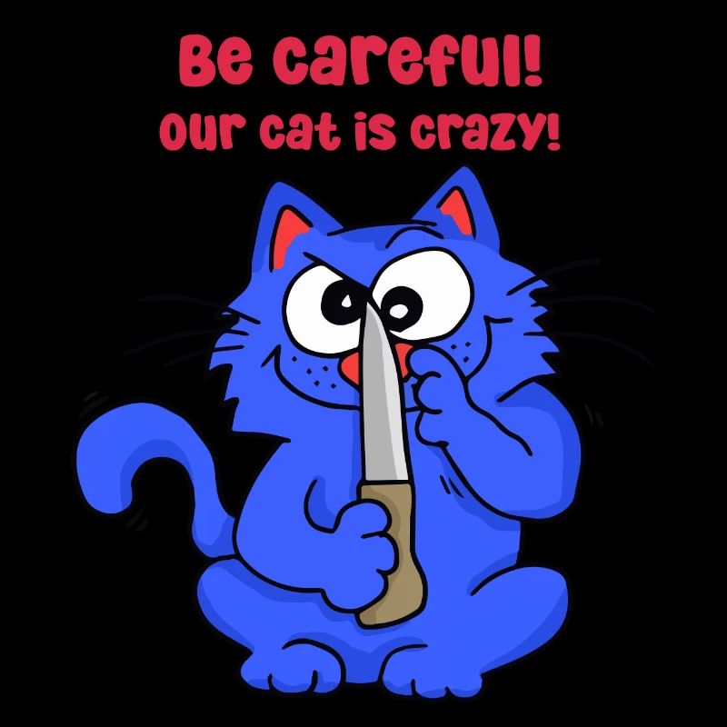Attention notre chat est fou