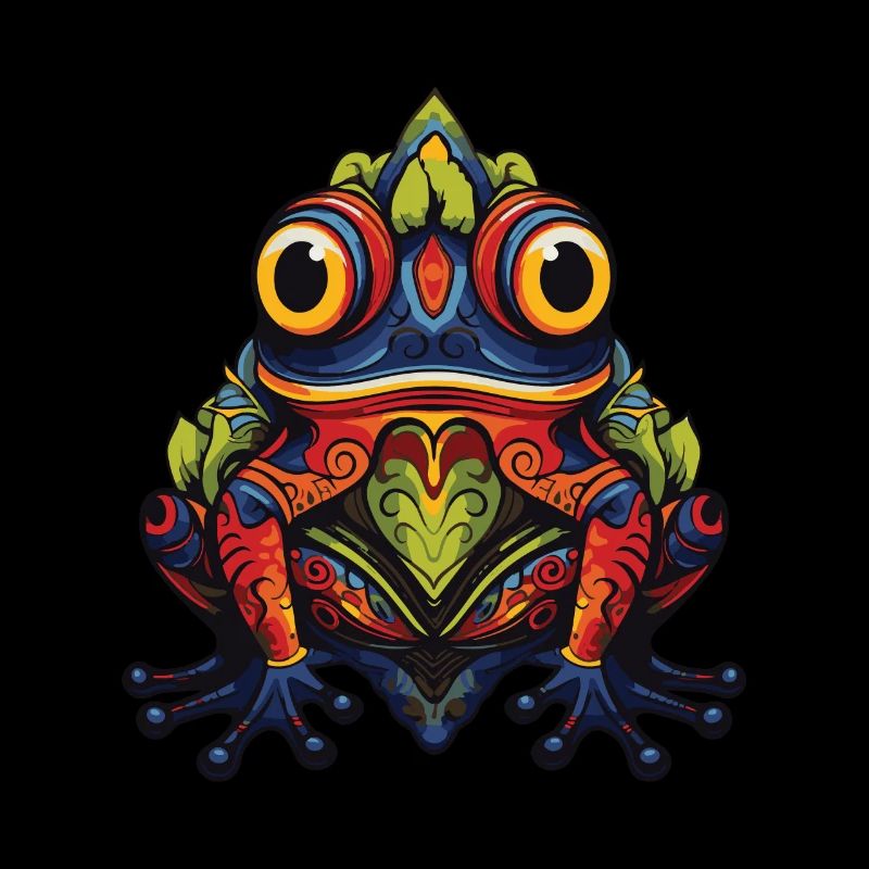 Portrait de grenouille