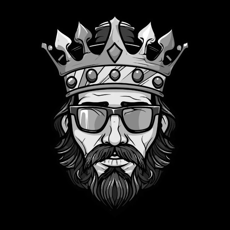 Tête de couronne royale Cool