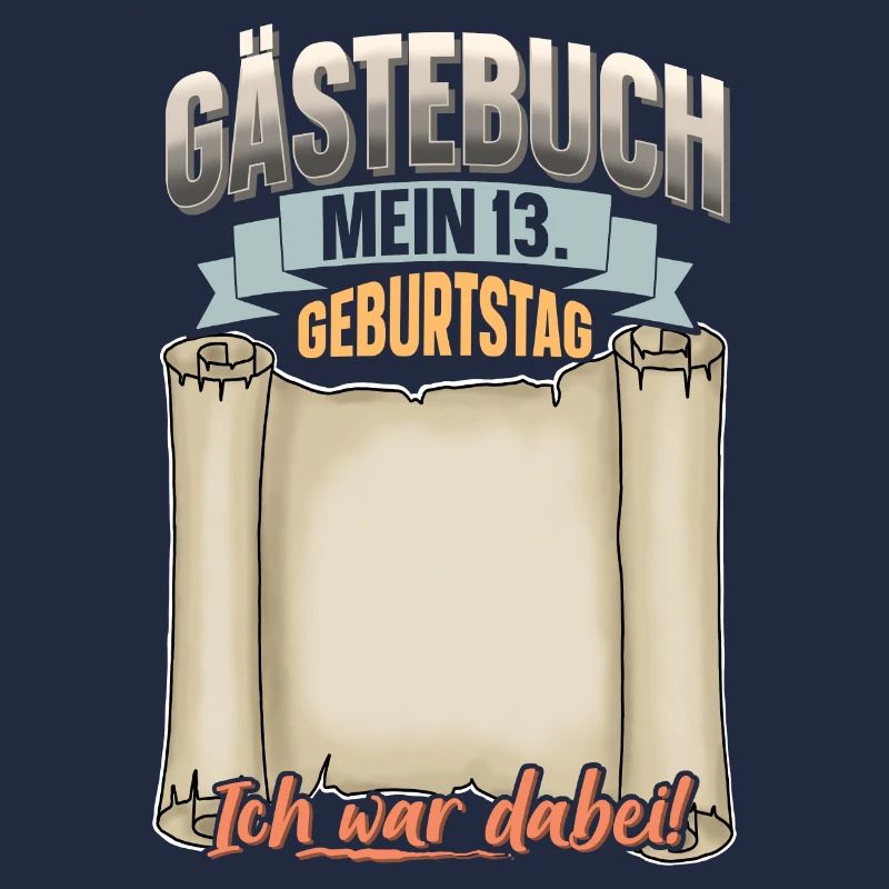 13. Geburtstag Gästebuch