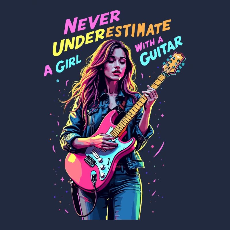 Mädchen mit Gitarre