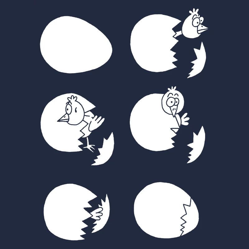 Die Welt entdecken oder nicht (weiß)