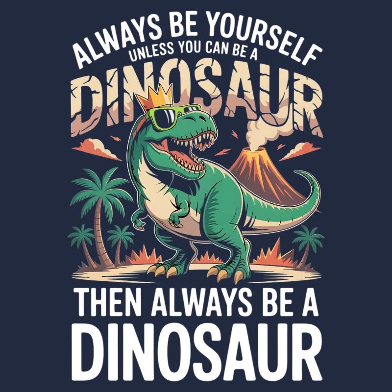 Sei immer du selbst, es sei denn, du kannst ein Dinosaurier sein