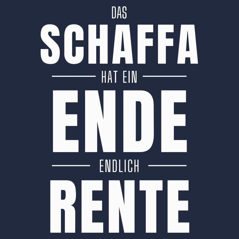 Das Schaffa hat ein Ende – Endlich Rente