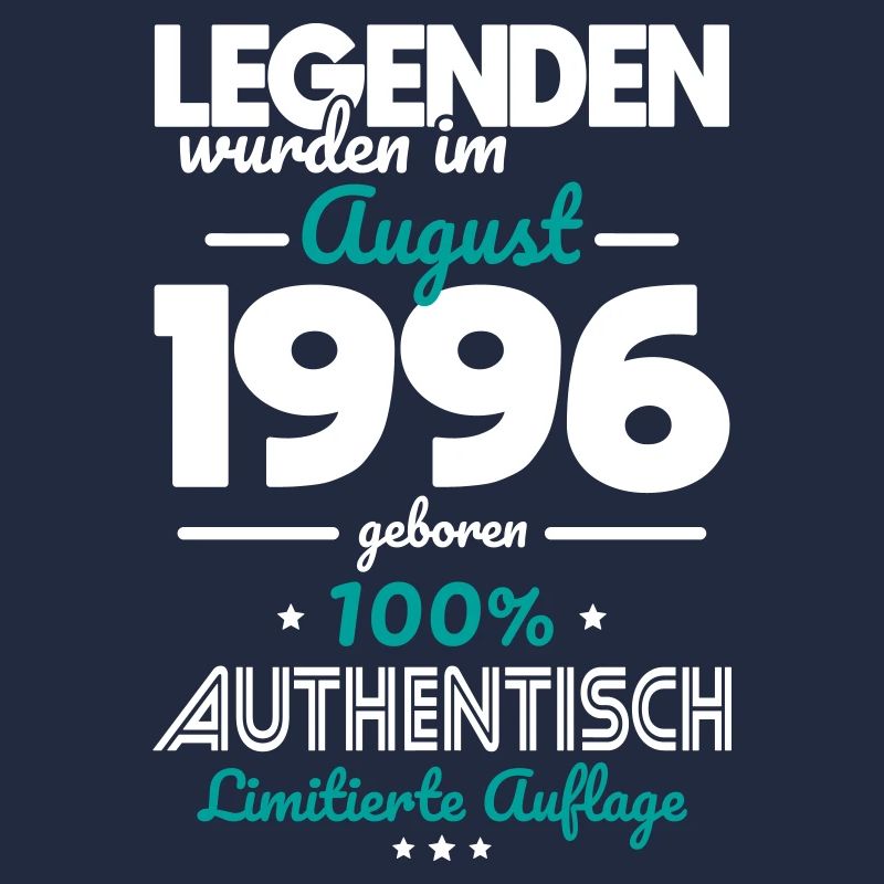 30. Geburtstag - Legenden wurden im August 1996