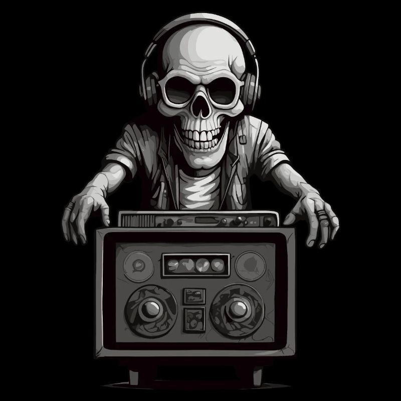 Skull Musician