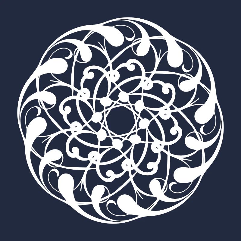 Blumen Mandala Geometrisch