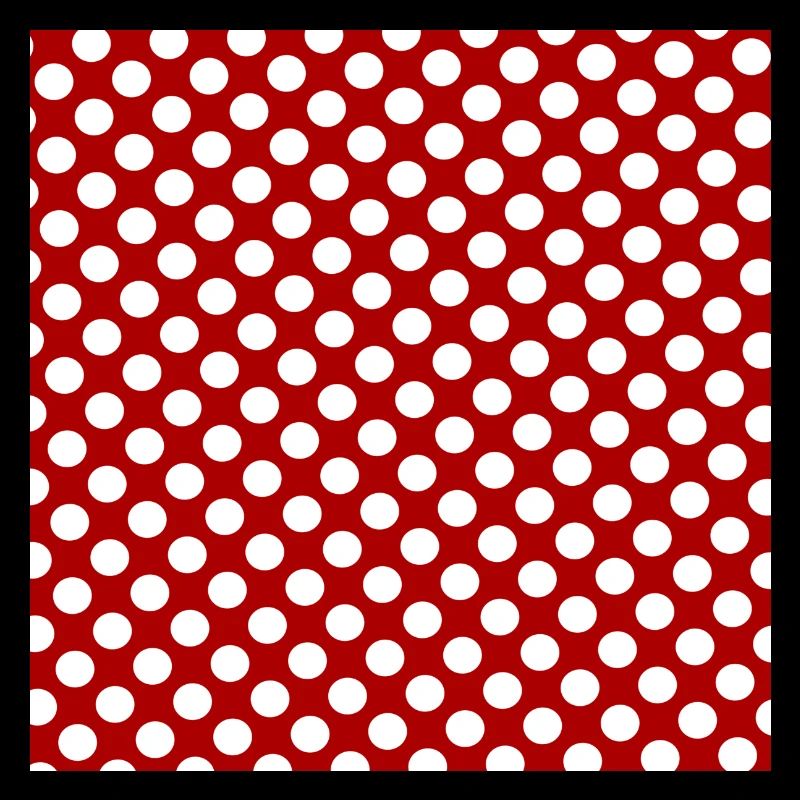 Polka dot red white background dot pattern