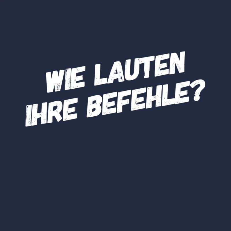 ich warte auf Befehle
