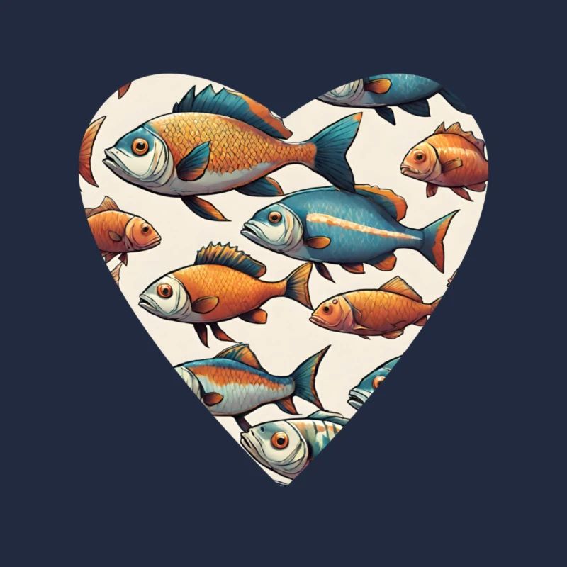 Amour coloré de l’école de poisson