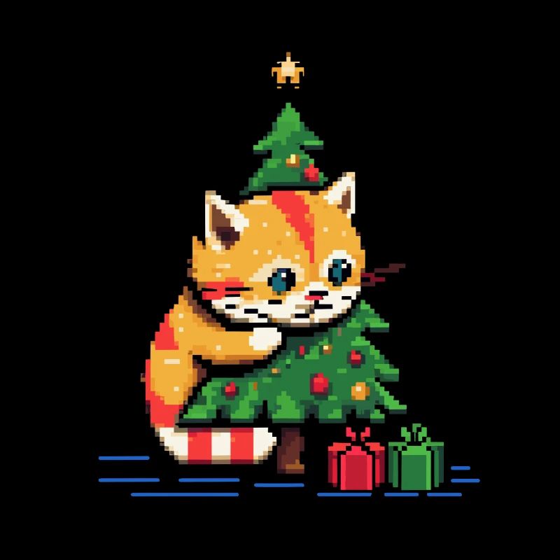 Chat de Noël