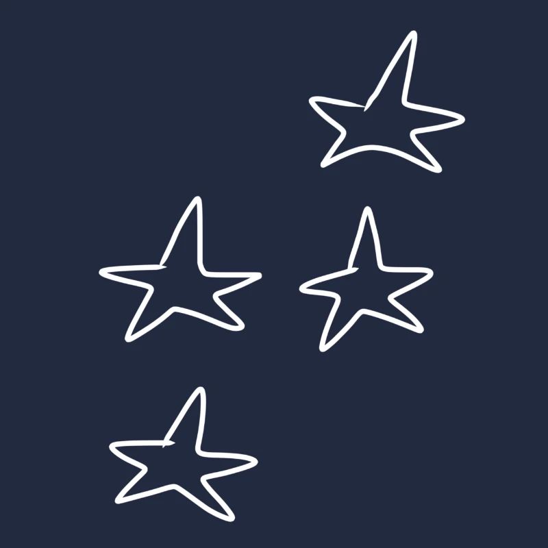 Modèle de forme de symbole à quatre étoiles