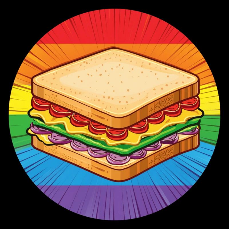 LGBTQ Sandwich