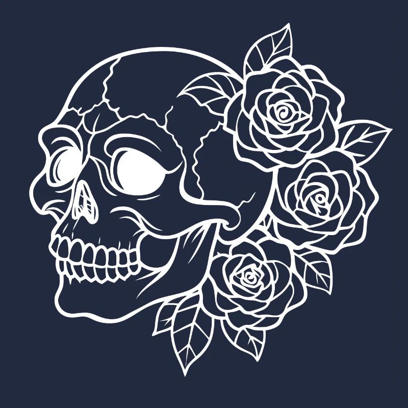 Crâne de fleur - Beauté en transition