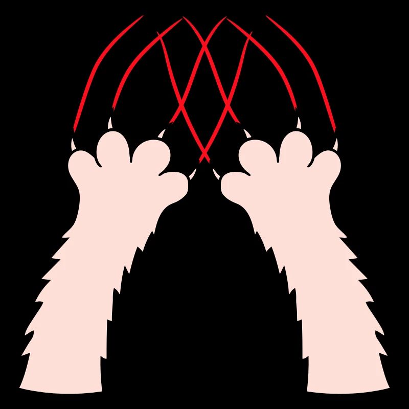 Chats, Griffes, Pattes, Pattes, Griffes, Griffures, Rayures