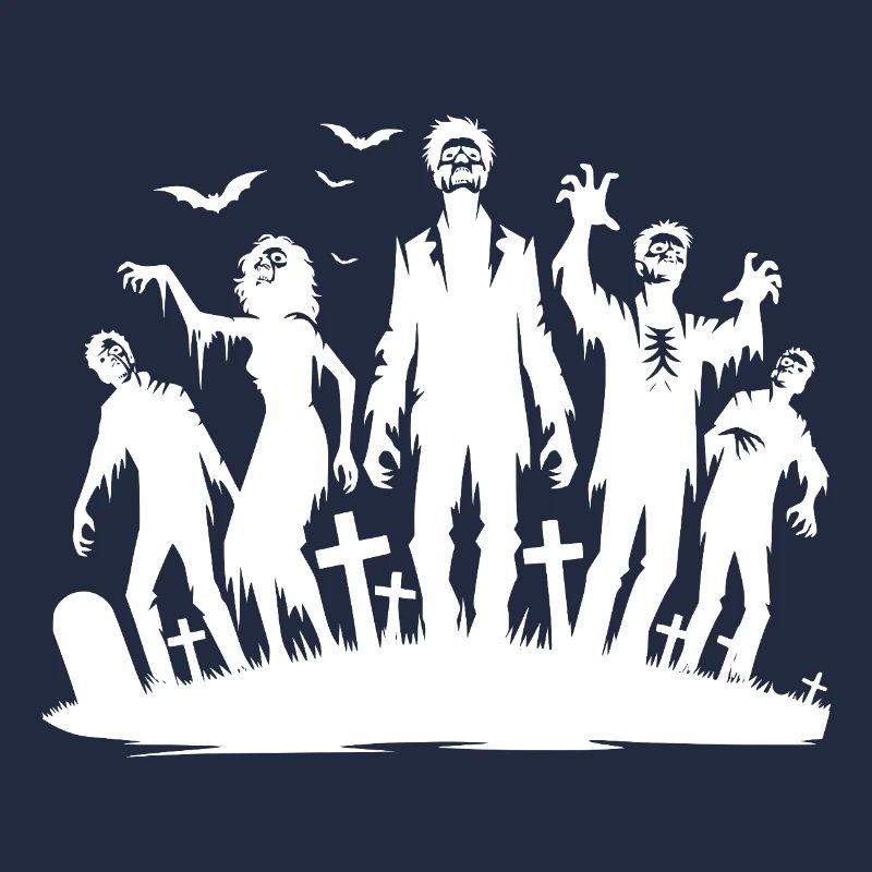Creepy Graveyard Zombie Monster