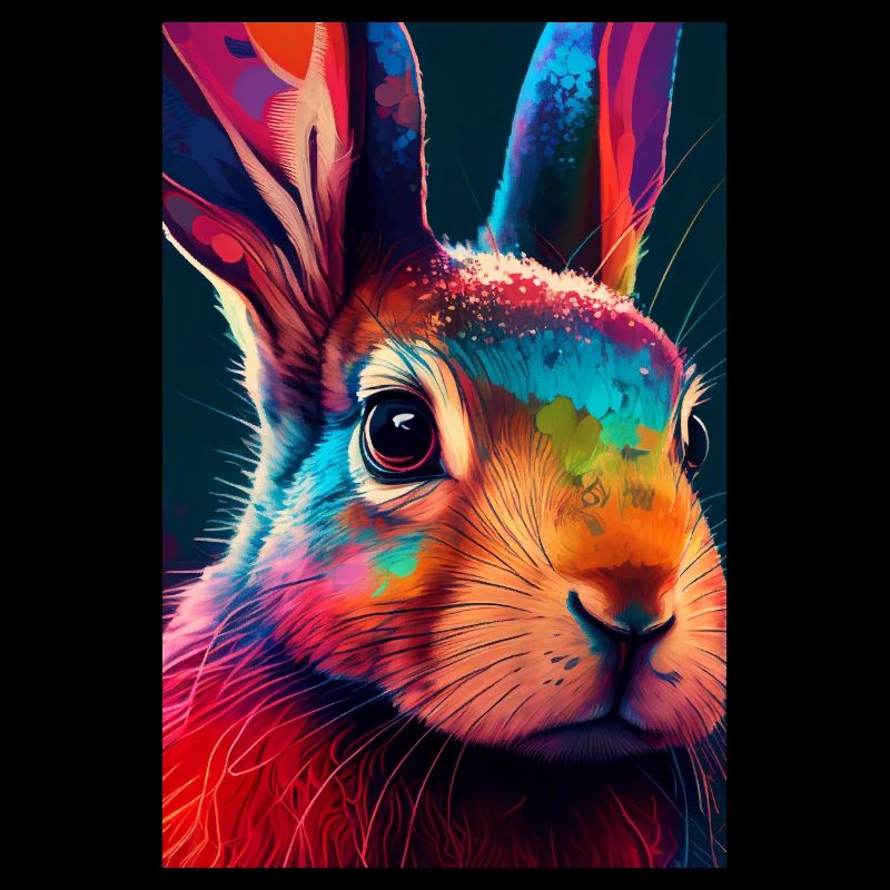 Rabbit Animal Pet Rabbit Colorful