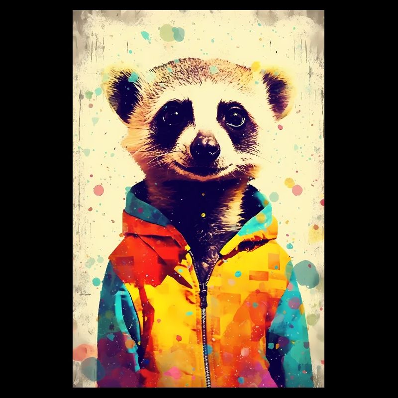 Erdmännchen Tier Erdmann PopArt