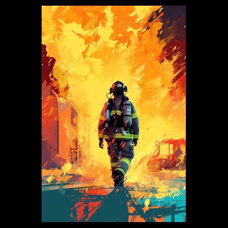 Feuerwehrmann Illustration