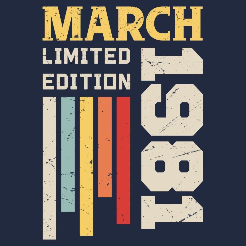 Mars 1981 - Cadeau anniversaire Mars 1981 Anniv