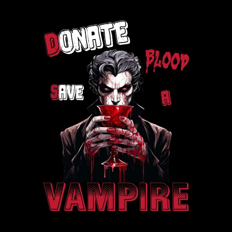 donate blood save a vampire comic version