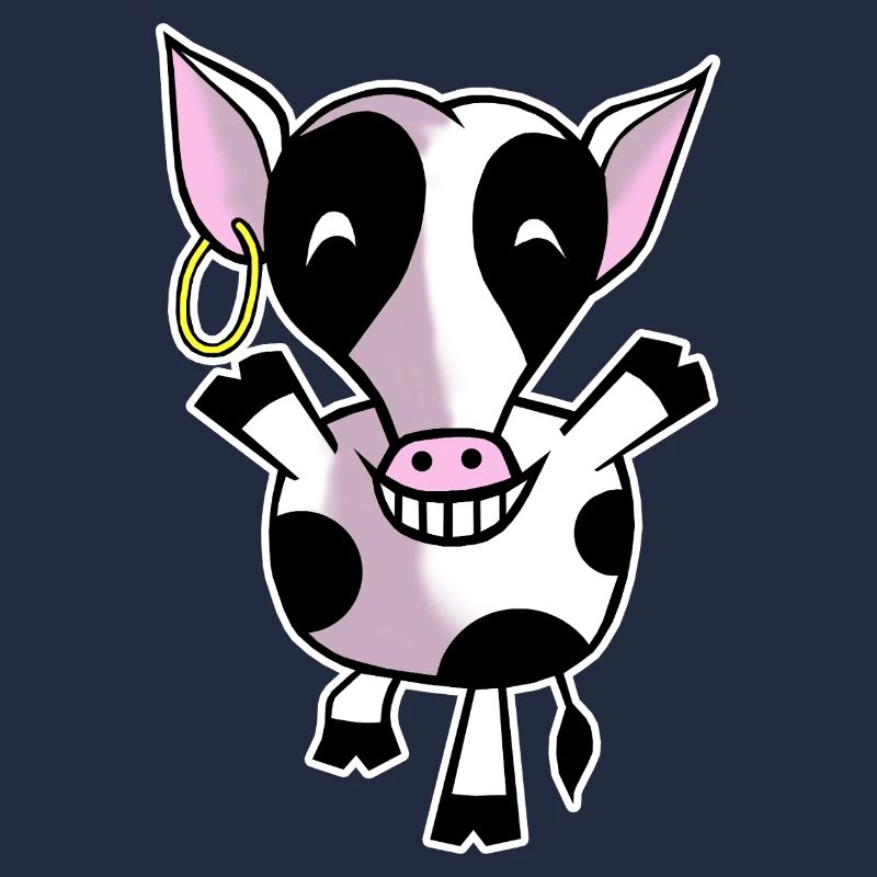Vache heureuse