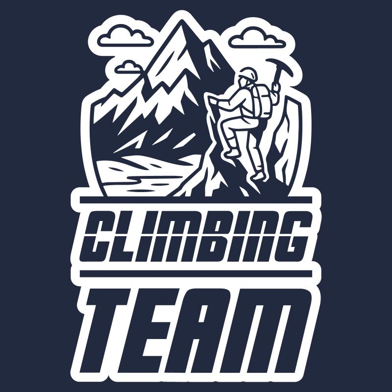 Bergsteiger Team Klettern