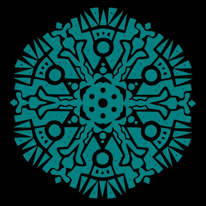 Modèle Mandala Maya