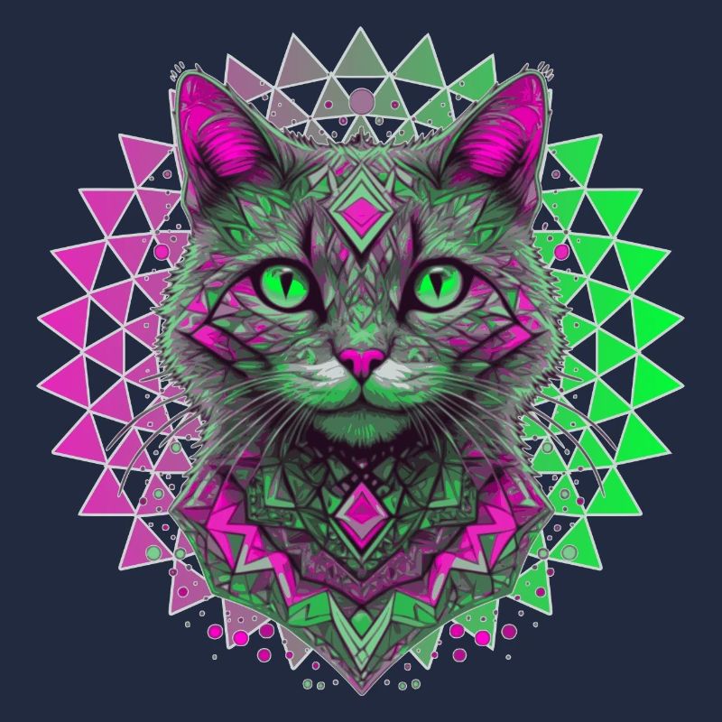 Geometric Kitten 🐾