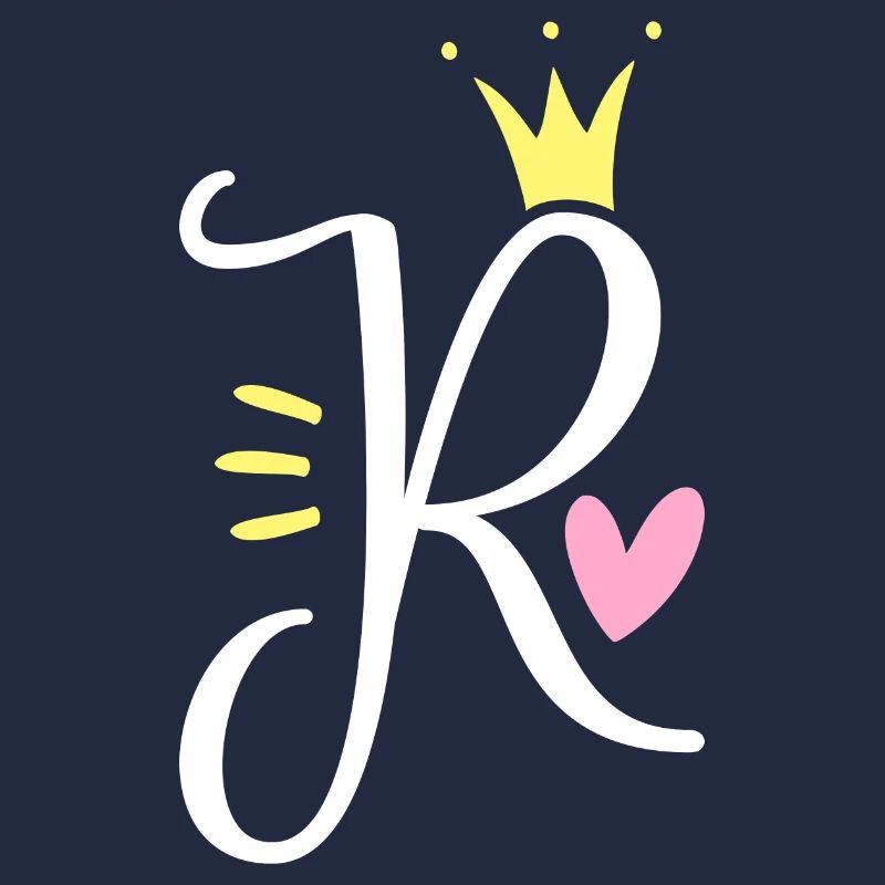 Letter R Initial Letter Crown