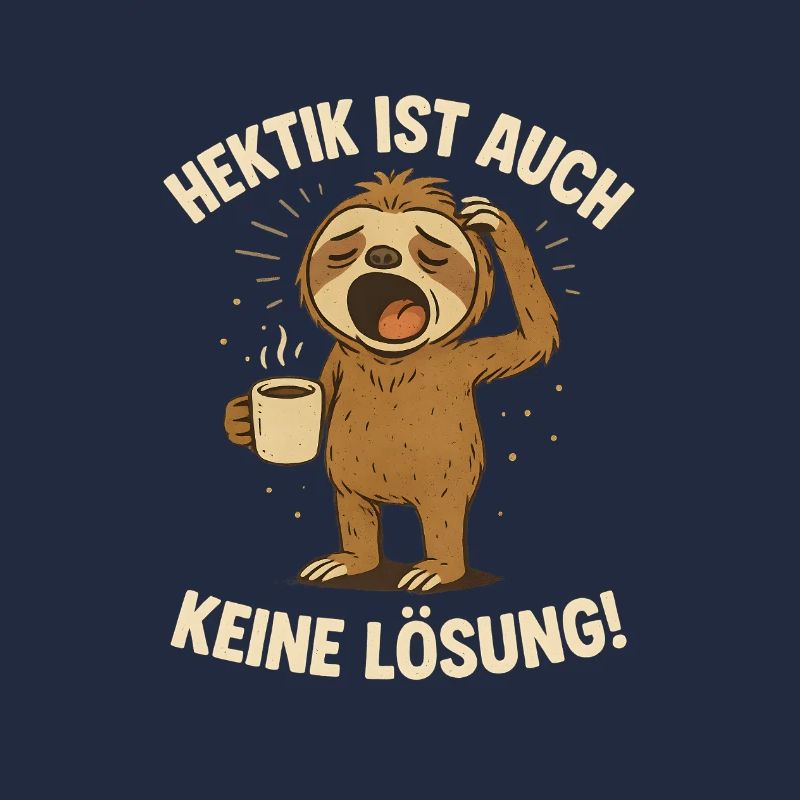 Sloth Gift Late Riser Sloth Office