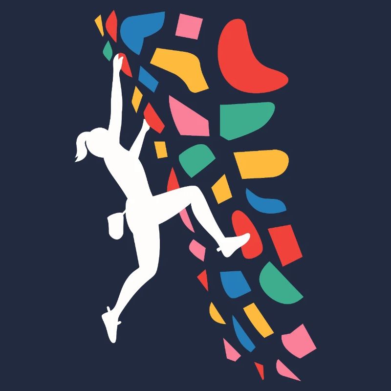 Boulder-Kletterer Bunte Griffe