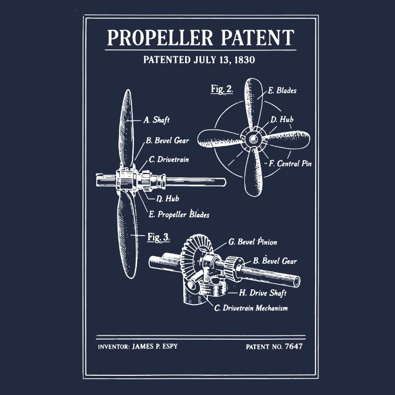 Propeller Patent Blueprint