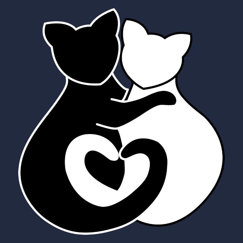 hugging cats