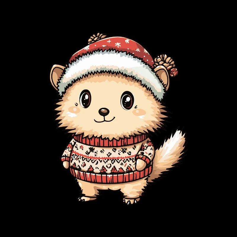 Igel Weihnachten Comic