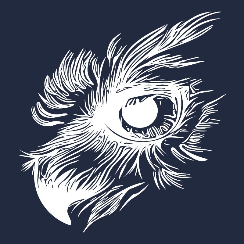 Owl beak - owl eye