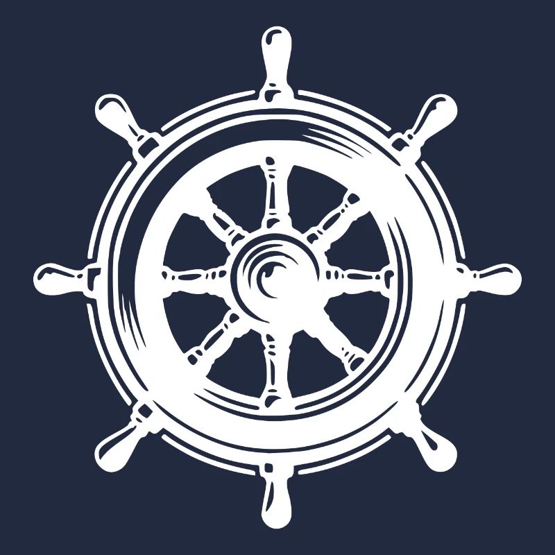 Classic Ship Steering Wheel Large Sail Nautical