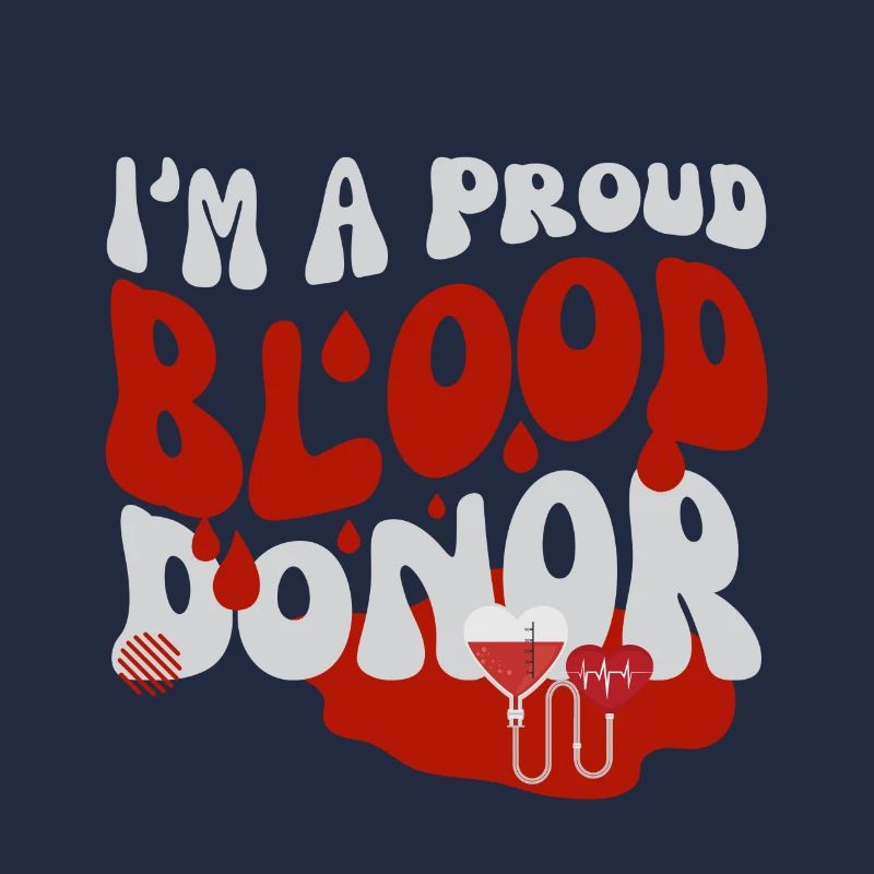 Design des Blutspendermonats Ich bin ein stolzer Blutspender