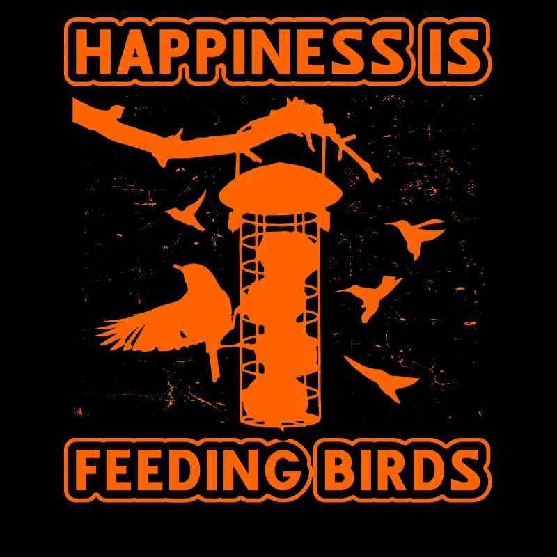 Le bonheur, c’est de nourrir les oiseaux