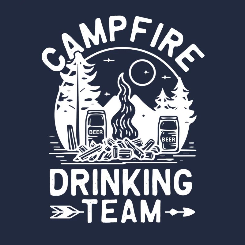 Campfire Drinking Team, Funny Camping